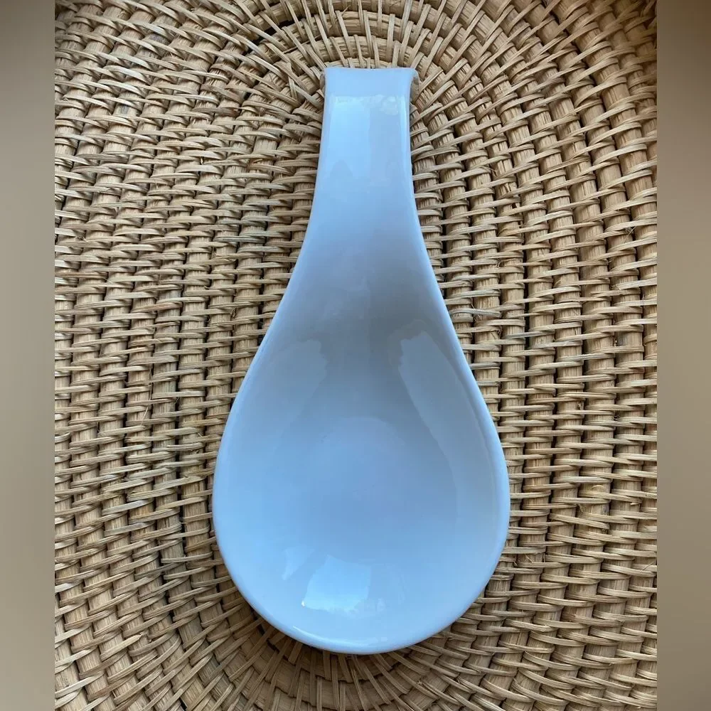 Target at Home Elegant White Porcelain Spoon Rest